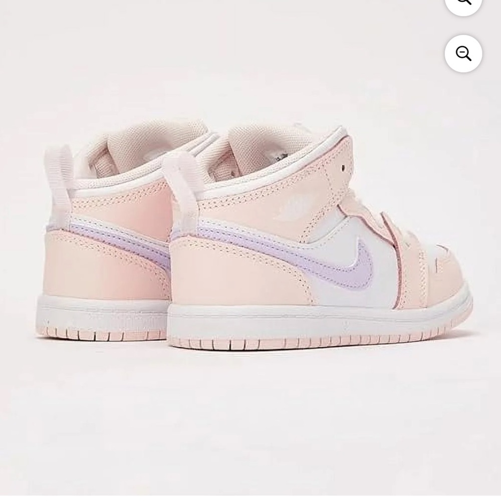 Kids Pink Sneakers - Picture 3 of 11